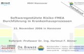 Softwaregestützte Risiko-FMEA Durchführung in ... · ðÓby Dr. Binner CIM-house GmbH FMEA-007.PPT Risikoidentifizierung Risiko-Controlling Maßnahmenumsetzung über Risiko-QFD