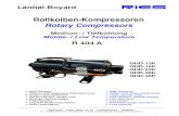 Rollkolben-Kompressoren Rotary Compressors - Ries GmbH · Kompressor Typ Compressor Type Hermetischer Rollkolbenverdichter Hermetic Rotary Compressor Kältemittel Refrigerant R404A