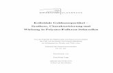 Kolloidale Goldnanopartikel - Synthese, Charakterisierung ...oops.uni-oldenburg.de/1161/1/topkol11.pdf · Kolloidale Goldnanopartikel – Synthese, Charakterisierung und Wirkung in