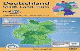 Deutschland - Stadt, Land, Fluss - real3D · Deutschland – Stadt, Land, Fluss – real3D (Geographie, Sek. I, Kl. 5-9) Diese DVD-ROM bietet einen virtuellen Überblick über Deutschland