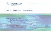 RSPS HiOS-2S Rel. 07000 - doc.hirschmann.com · Hirschmann Automation and Control GmbH Referenz-Handbücher Grafische Benutzeroberfläche Command Line Interface Anwender-Handbuch