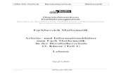 Fachbereich Mathematik Arbeits- und Informationsblätter ... · OSZ Kfz-Technik Berufsoberschule Mathematik © Lehnen 19.06.10