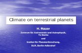Climate on terrestrial planets - DLR · Climate on terrestrial planets H. Rauer Zentrum für Astronomie und Astrophysik, TU Berlin und Institut für Planetenforschung, DLR, Berlin-Adlershof