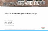 ruhr FIS-Monitoring Daseinsvorsorge - ARL-net · ruhrFIS-Monitoring Daseinsvorsorge Tana Petzinger Sven Sander Dr. Hadia Straub Team Masterplanung 4. Deutsche Regionalplanungstagung