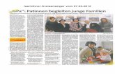 Iserlohner Kreisanzeiger vom 07.03 - caritas-iserlohn.de · IsPa": Patinnen begleiten junge Familien Serie über den ehrenamtlichen Dienst der Stadt Iserlohn / Junge Mütter sollen