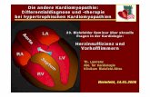 Die andere Kardiomyopathie: Differentialdiagnose und ...theheart.de/download/HCM und Herzinsuff_law.pdf · Klinikum Bielefeld-Mitte Zusammenfassung •Linksventrikuläre Obstruktion