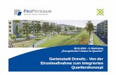 Gartenstadt Drewitz - Von der Einzelmaßnahme zum ... · PDF file3 Vorliegende Vorarbeiten und Konzepte Vision Gartenstadt Drewitz – Wir Drewitzer (2009) STEK Wohnen (2009) BMVBS-Wettbewerbsbeitrag