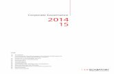 Corporate Governance 2014 15 - schaffner-ir.com · und setzten für die vorstehend erwähnte Periode einen maximalen Gesamtbetrag für den Verwaltungsrat von CHF600 000 und für die