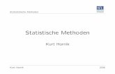 Statistische Methoden - statmath.wu-wien.ac.atstatmath.wu-wien.ac.at/~hornik/ISMOS/statmeth-slides.pdf · Inferenzstatistik (schließende Statistik): Methode, wie man ausgehend von