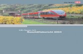 DB Regio AG Geschäftsbericht 2004 - deutschebahn.com · 1 Inhalt 2 Vorwort des Vorstandsvorsitzenden 4 Lagebericht 30 Jahresabschluss 32 Bestätigungsvermerk 33 Bilanz 34 Gewinn-und-Verlustrechnung