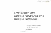 Erfolgreich mit Google AdWords und Google AdSense heindl/om-Google-Adwords-   IHK Reutlingen