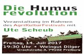 Die Humus revolution - agrikulturfestival.de · Wie wir den Boden heilen, das Klima retten und die Ernährungswende schaffen Seit Erfindung der Landwirtschaft und Einführung der