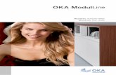 OKA ModulLine KT2012 - sander-buerosysteme.de · // Cabinets with shelving, hinged doors, suspension file systems or drawers: four modules for any number of cabinet configu- rations,