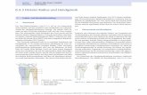 6.3.3 Distaler Radius und Handgelenk · Das Drei-Säulen-Konzept (Abb. 6.3.3-1) [1] ist ein biomechani- sches Modell, welches erheblich zum Verständnis der Pathome- chanik der Handgelenkfrakturen