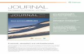 JOURNAL - Heinze · Rubriken Im vierteljährlich erscheinenden Journal werden in erster Linie Bauprodukte in der Anwendung in einem anspruchsvollen Design vorgestellt.