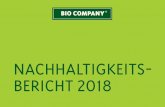 NACHHALTIGKEITS- BERICHT 2018 - biocompany.de · bio company mitarbeiter sortiment mÄrkte verpackung engagement index bio company nachhaltigkeitsbericht 10 fi bio company und nachhaltigkeit