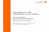 Handbuch für Studium und Lehre - ksh-muenchen.de · Modul 1.3 „Anthropologie und Ethik“ Aufbau und inhaltliche Schwerpunkte des Moduls: 4 SWS, 7 CP Generelle Anmerkungen: Zwei