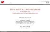 64-040 Modul IP7: Rechnerstrukturen · Amdahl’s Gesetz Klassi kation Multimedia-Befehlss atze Symmetric Multiprocessing Supercomputer Literatur Norman Hendrich 2. Universit at Hamburg