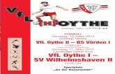 VfL Oythe I – SV Wilhelmshaven II · Mehmet Ari standen fünf Akteure in der Startelf, die in dieser Saison auch schon Einsätze im Regionalliga-Team des SVW hatten. Und da es in