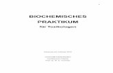 Praktikumsskript zum Biochemie-Praktikum · 2 Inhaltsverzeichnis Zeitplan zum Biochemie-Praktikum für Toxikologen zum WS 2011/12 ..... 3 Bestimmung der katalytischen Konstanten und