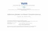 TECHNISCHE UNIVERSITÄT MÜNCHEN - mediaTUM · result, a new gap transformer has been developed transmitting 101W for an effective input voltage of only 20V at 50 Ω load and an efficiency