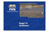 14. Regel 14 Strafstoss D - FIFA.com · Vorbereitung Der Schiedsrichter prüft, ob folgende Bedingungen vor der Ausführung des Strafstosses erfüllt sind:-Der Schütze steht fest.-Der