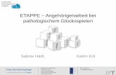 ETAPPE Angehörigenarbeit bei pathologischem Glü · PDF file5 6 Handhabbarkeit Verständlichkeit Inhalte Umsetzbarkeit Zielorientierung Abwechslung/Vielfalt Praxisrelevanz Layout/Gestaltung