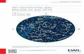 Der Sternhimmel über Münster im Juni 2019 - lwl.org 2019_Web_RZ.pdf · Ionisation Atom oder Molekül bekommt eine positiv oder negative elektrische Ladung Konjunktion scheinbare