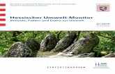 Hessischer Umwelt-Monitor - statistik.hessen.de · Hessischer Umwelt-Monitor 1/2019 6 Faltungsstrukturen zu erkennen. Dies bedingt meist auch eine lebhaftere Morphologie der Landschaft