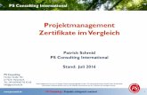 Projektmanagement Zertifikate im Vergleich - psconsult.de · Vorbereitung auf das Zertifikat PMP, CAPM and PMI are registered marks of the Project Management Institute, PRINCE2 ®