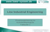 Löw Industrial Engineering - loew-system.de · Michael Löw, Bad Laasphe 16.02.2017 Prozessoptimierung im Kunststoffspritzguss (2) 1  Löw Industrial Engineering