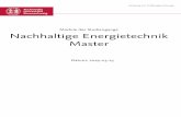 Module des Studiengangs Nachhaltige Energietechnik Master · design simple systems. The integration of renewable energy technologies into the The integration of renewable energy technologies