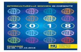 Programm der Interkulturellen Wochen 2018 - chemnitz.de · chen erweitern oder sich Informationen rund um das Thema Zuwanderung in der Geschichte, in der Gegenwart und in der Zukunft