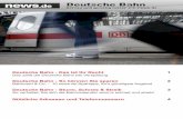 Deutsche Bahn - news.de · Deutsche Bahn – So können Sie sparen Bahncard & Co. - 10 news.de-Spartipps, für's günstigste Angebot 1. Nachfragen! Fragen Sie am Schalter explizit