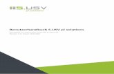 Benutzerhandbuch S.USV pi solutions · Zusätzlich ist das Modul mit einem LiPo-Akku ausgestattet, der über einen Boost- Schaltleistungswandler den notwendigen Spannungsbereich abdeckt,