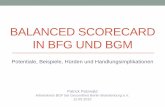 Balanced scorecard in bgm und bgf - · PDF fileZentrale Fragestellungen • Welche Chancen bietet die BSC für die Betriebliche Gesundheitsförderung? • Welche Möglichkeiten der