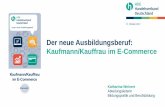 Der neue Ausbildungsberuf: Kaufmann/Kauffrau im E-Commerce · Bedeutung und Struktur des E-Commerce Kommunikation und Kooperation Projektorientierte Arbeitsweisen im E-Commerce .