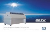 QUV Schnellbewitterungsgeräte - Q-Lab · Das SOLAR EYE-System Die ... Eingebauter Mikroprozessor Kontinuierliche Strahlungsmessung und -regelung Leicht zu kalibrieren Schnelle, fehlerfreie