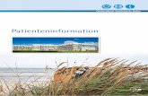 Patienteninformation - ostseeklinik.com · Herzlich willkommen an der Ostsee – liebe Patientinnen und Patienten! Wir möchten Sie ganz herzlich in Ihrem Zuhause für die nächsten