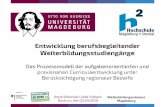 PowerPoint-Präsentation · OTTO VON GUERICKE UNIVERSITÄT MAGDEBURG Hochschule Magdeburg Stendal ZENTRUM FOR WISSENSCHAFTLICHE WEITERBILDUNG OTTO VON GUERICKE UNIVERSITÄT MAGDEBURG