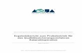 Ergebnisbericht zum Probebetrieb für das ... · AQUA – Institut für angewandte Qualitätsförderung und Forschung im Gesundheitswesen GmbH Sektorenübergreifende Qualitätssicherung