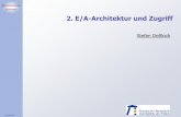 2. E/A-Architektur und Zugriff -  · © 2014 LG IS Informations-systeme Suche auf strukt. Daten Datenstrukturen auf Externsp. Speicher-hierarchie B-Bäume und B*-Bäume E/A-Architektur