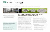 FRAUNHOFER-INSTITUT FÜR KERAMISCHE … · Erfahrung im Bereich der Membran-filtration, wurde eine universelle Anlage entwickelt, in der 1,2 m lange Membranen für Mikro-, Ultra-