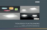 TOLEDO FLAT(LINER) - rzb.de · Tunable free White:HCL PLUG& AY PLUG&PLAY PLUG&PLAY Technische Änderungen vorbehalten SYSTEMÜBERSICHT TOLEDO FLAT(LINER) Toledo Flat Toledo Flat Diffusor