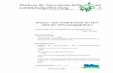 Zentrum für Agrarlandschafts- und Landnutzungsforschung e. V.elise.bafg.de/servlet/is/186/Endbericht_ZALF3a4b.pdf?command=download... · ii Wasser- und Stoffrückhalt im Tiefland