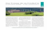 Eine Festung, die ein Friedhof ist - volksbund.de · Der Col Maor, der in Quero steil am rechten Ufer des Piave aufragt, ist ein gut geeigneter Hügel für eine Fes-tung. Doch die