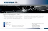 BBM Flyer 3D - bbm-blechbearbeitung.de · Wir schneiden z.B - Tiefziehteile - Serienanläufe - Prototypenteile - Schaltschränke - Serienteile - Rohre & Proﬁ ele Vielfältige Weiterbearbeitungsmöglichkeiten,
