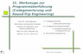 31. Werkzeuge zur Programmüberführung (Codegenerierung und ...st.inf.tu-dresden.de/files/teaching/ws11/sew/slides/31-sew-code-generierung.pdf · Prinzip: Single-Source-Technologie