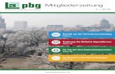 Mitgliederzeitung -  · PDF file  Mitgliederzeitung Potsdamer Wohnungsbaugenossenschaft eG Bericht aus der Vertreterversammlung Seite 4 Sanierung Am Nuthetal abgeschlossen