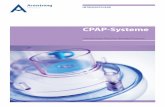 CPAP Brochure DE - eumedics.comeumedics.com/wp-content/uploads/2016/07/CPAP_Brochure_DE.pdf · Unsere CPAP-Full-Face-Masken sind Doppelportmasken und haben Sicherheitsventile, um